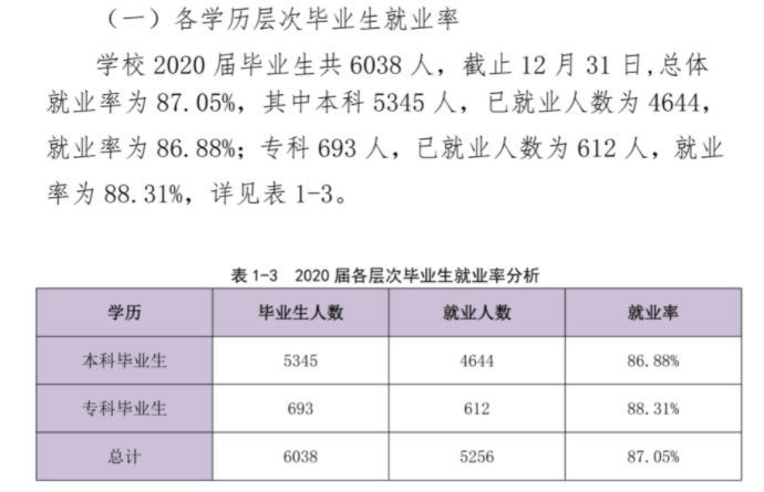 重庆城市科技学院就业率及就业前景怎么样（来源2022届就业质量报告）