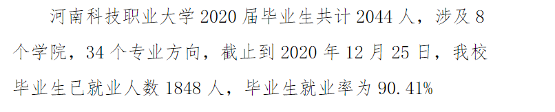 河南科技职业大学就业率及就业前景怎么样（来源2022届就业质量报告）