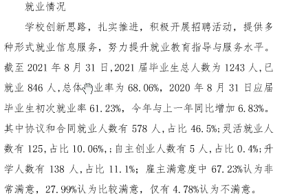 武汉民政职业学院就业率及就业前景怎么样（来源2023年质量年度报告）