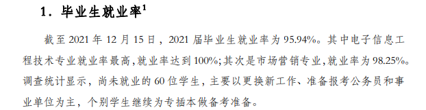 广东邮电职业技术学院就业率及就业前景怎么样（来源2022届就业质量报告）