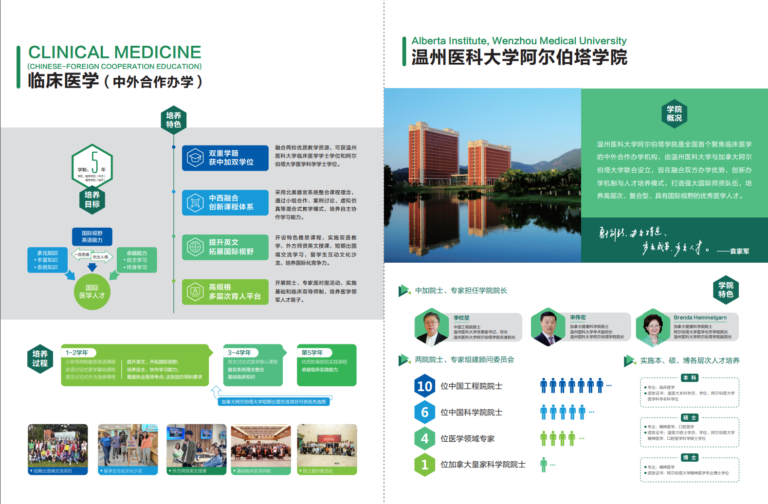 2022温州医科大学中外合作办学招生简章