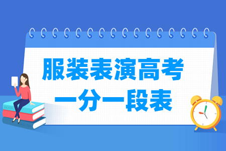 2023四川服装表演高考一分一段表（含2021-2022历年）
