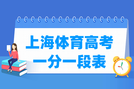 2022上海体育高考一分一段表（本科+专科）