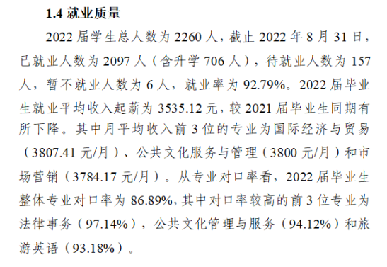 广东行政职业学院就业率及就业前景怎么样（来源2023年高等职业教育质量年度报告）