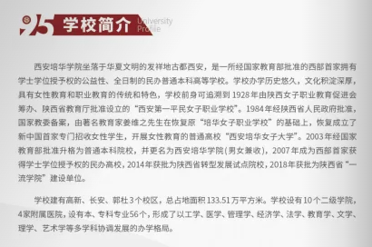2023西安培华学院艺术类招生简章