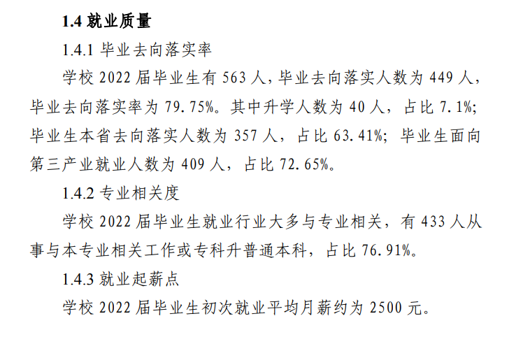 怀化师范高等专科学校就业率及就业前景怎么样（来源2023质量年度报告）