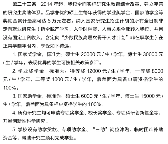 2024中国药科大学研究生奖学金和助学金有哪些，多少钱？