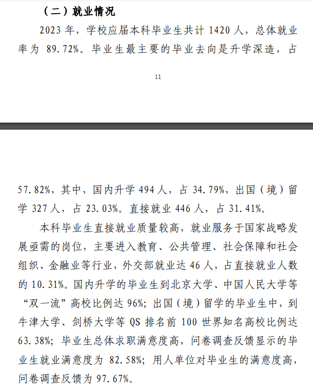 北京外国语大学就业率及就业前景怎么样