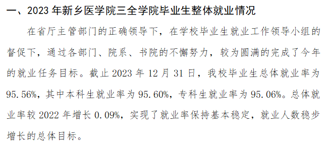 新乡医半岛在线注册三全半岛在线注册就业率及就业前景怎么样