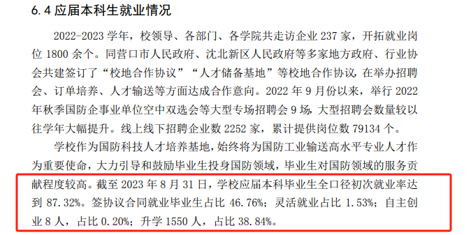 沈阳航空航天大学就业率及就业前景怎么样