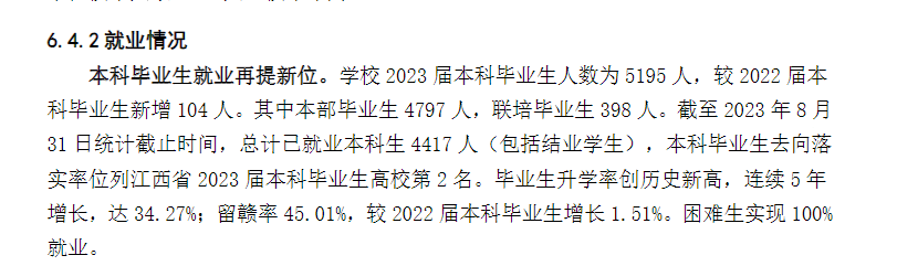 江西农业大学就业率及就业前景怎么样