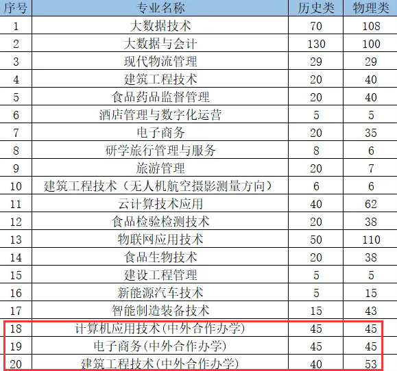 2024贵州轻工职业技术半岛在线注册中外合作办学招生计划-各专业招生人数是多少