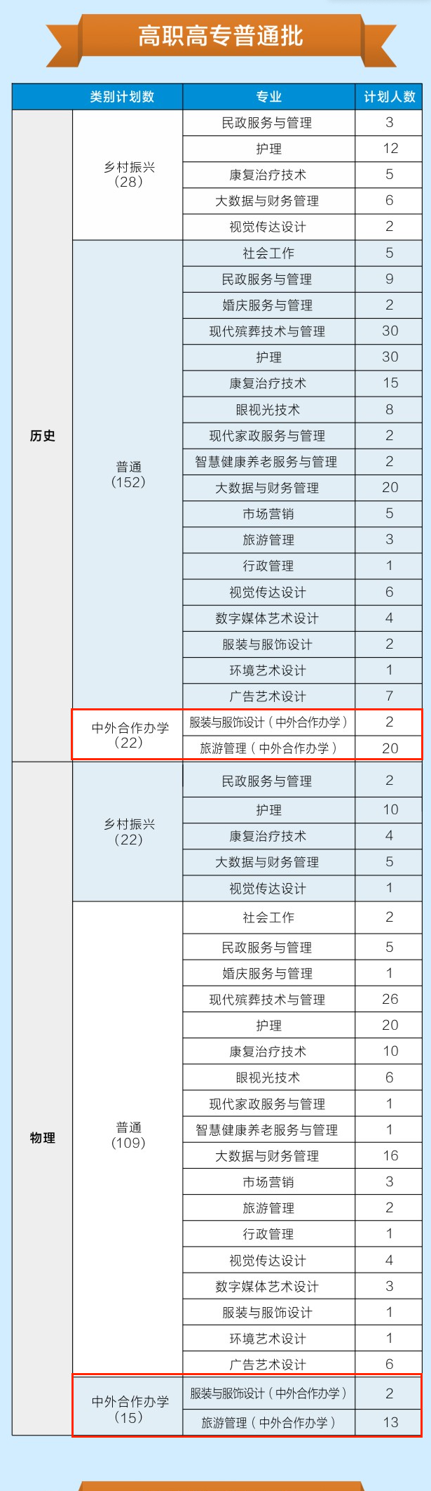 2024武汉民政职业学院中外合作办学招生计划-各专业招生人数是多少