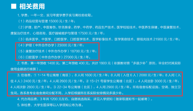 2024石家庄医学高等专科学校中外合作办学学费多少钱一年-各专业收费标准