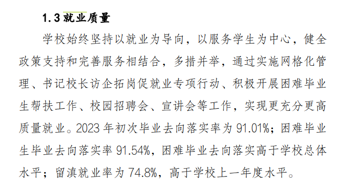 云南轻纺职业学院就业率及就业前景怎么样