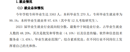 浙江机电职业技术大学就业率及就业前景怎么样