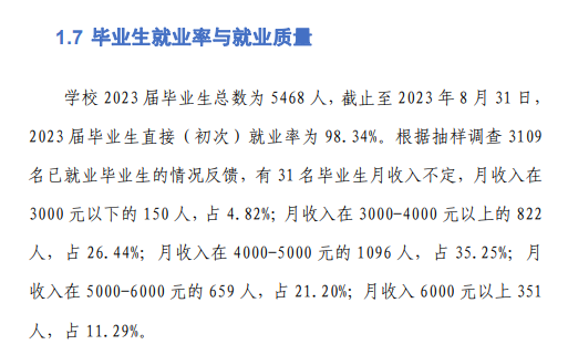 浙江长征职业技术学院就业率及就业前景怎么样