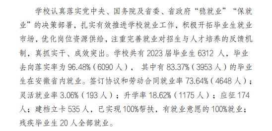 合肥职业技术半岛在线注册就业率及就业前景怎么样