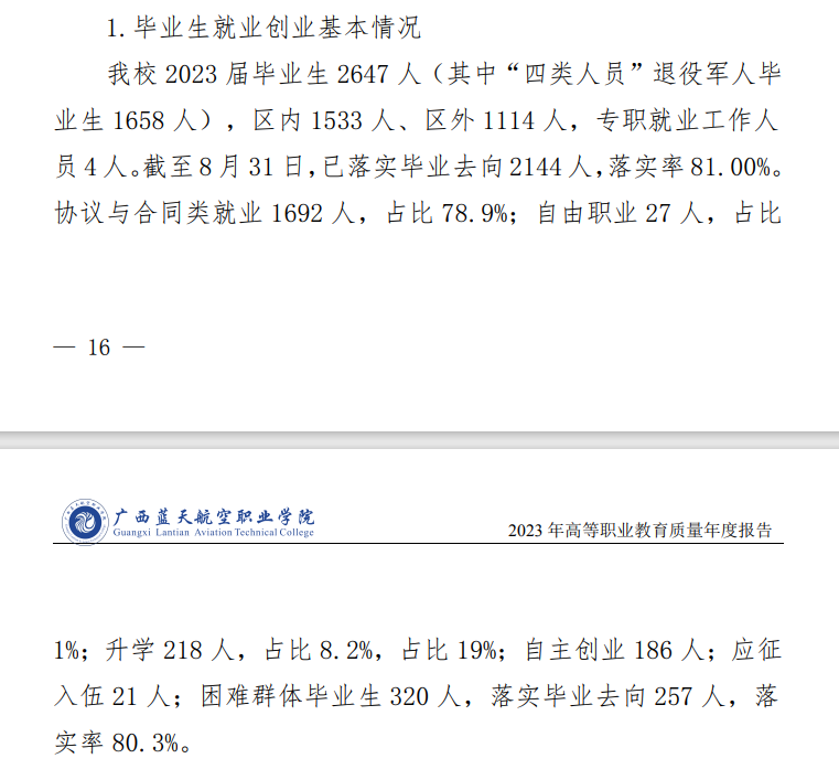 广西蓝天航空职业半岛在线注册就业率及就业前景怎么样