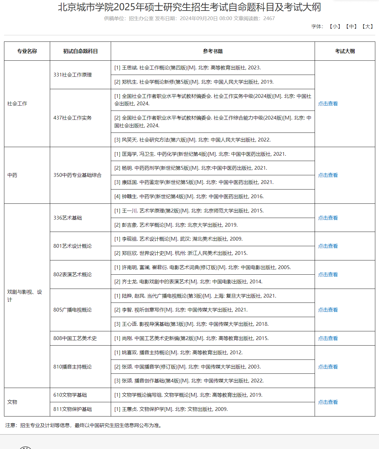 2025年北京城市半岛在线注册考研大纲