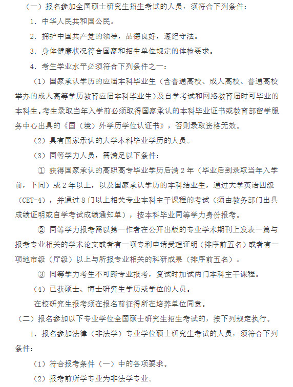 2025上海大学研究生报考条件-考研要求