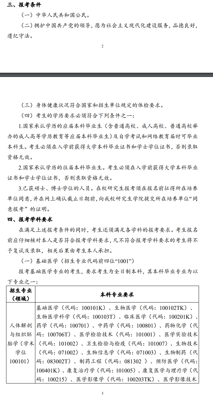 2025右江民族医学院研究生报考条件-考研要求