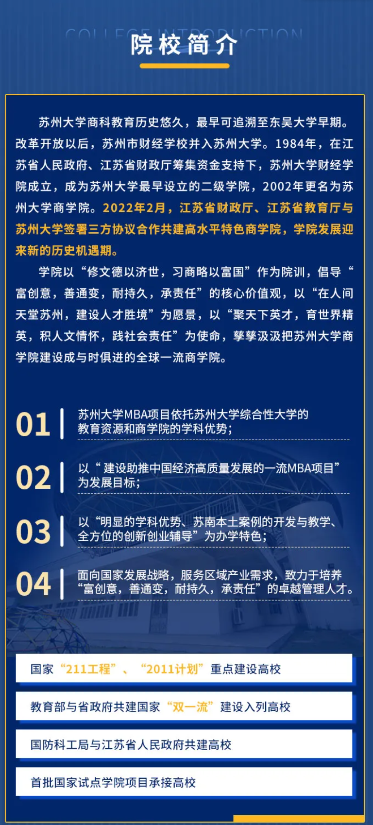 2025年苏州大学MBA招生简章