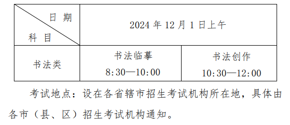 2025年河南艺术统考时间