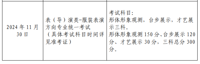 2025上海表（导）演统考时间及统考内容