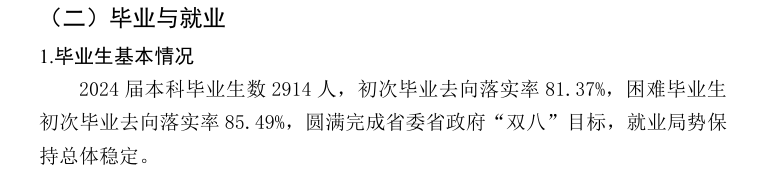 贵阳学院就业率及就业前景怎么样