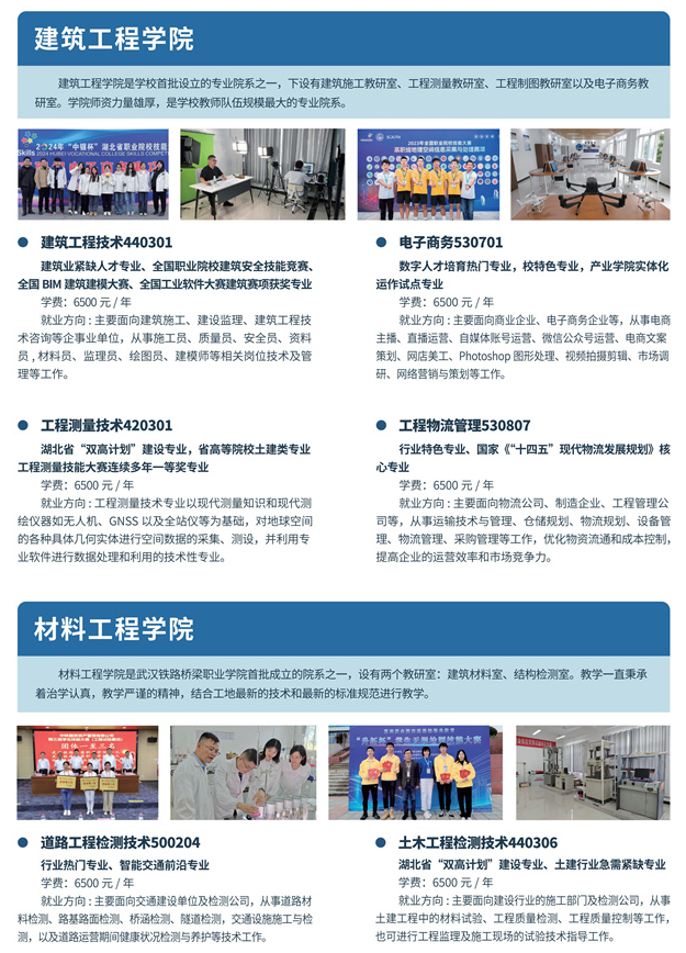 武汉铁路桥梁职业学院学费多少钱一年-各专业收费标准
