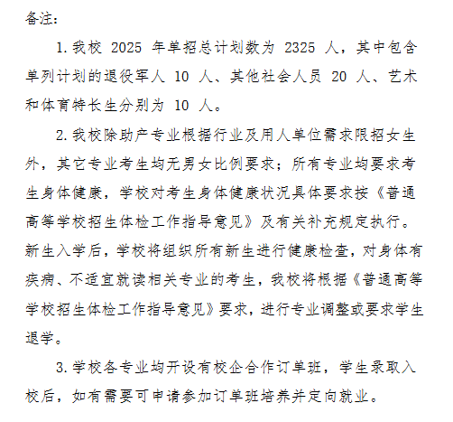 2025湘潭医卫职业技术学院单招计划