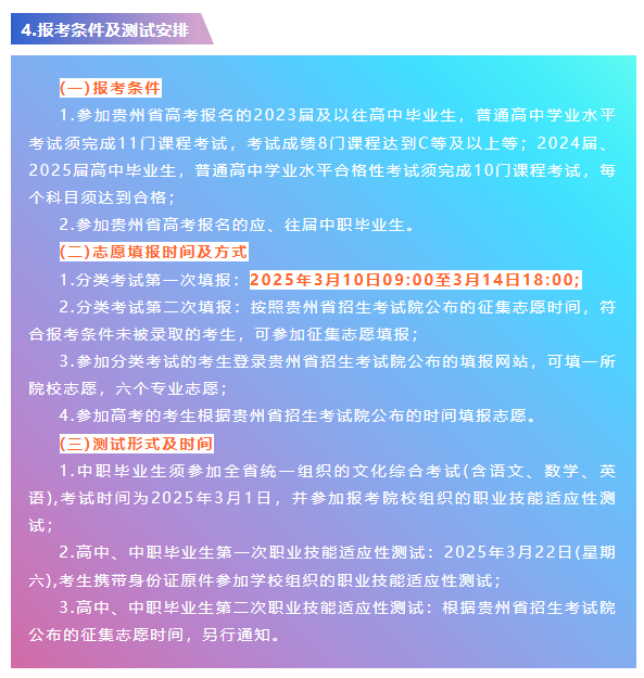 2025年贵州盛华职业学院分类考试招生简章
