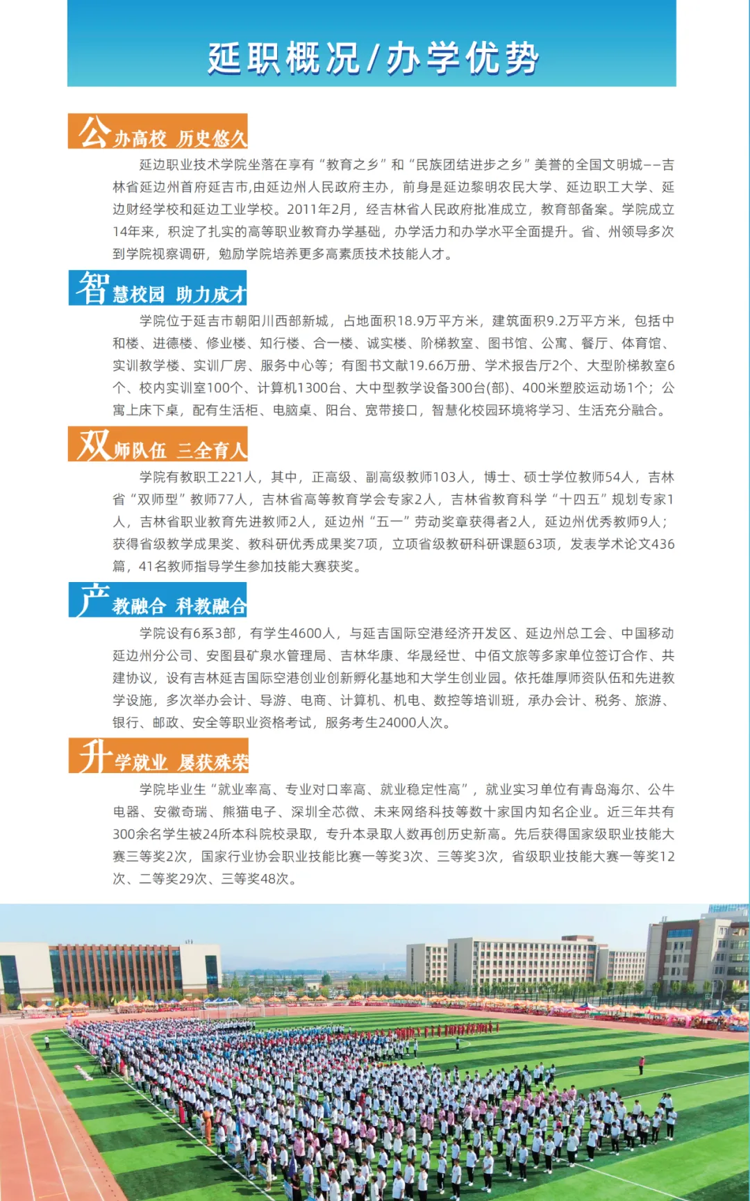 2025年延边职业技术学院单招简章