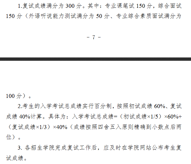 2025年淮阴师范学院研究生复试内容
