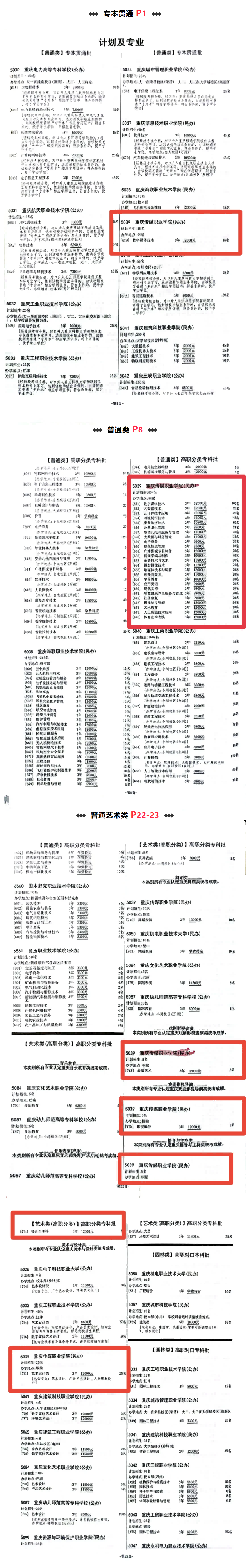 2025重庆传媒职业学院高职分类考试学费多少钱一年-各专业收费标准