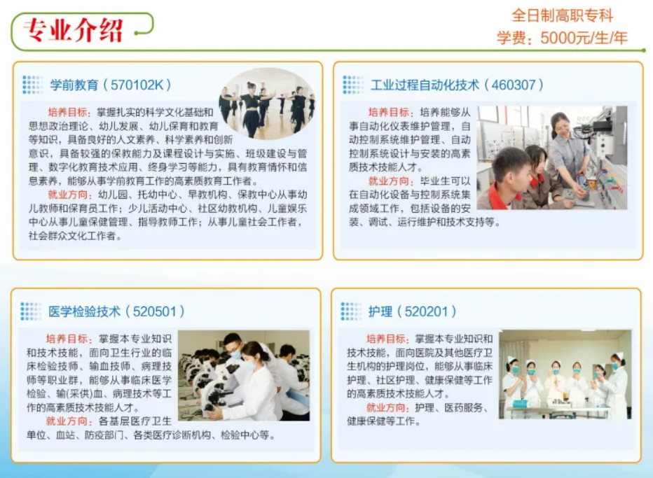 文山职业技术学院春季招生专业有哪些？