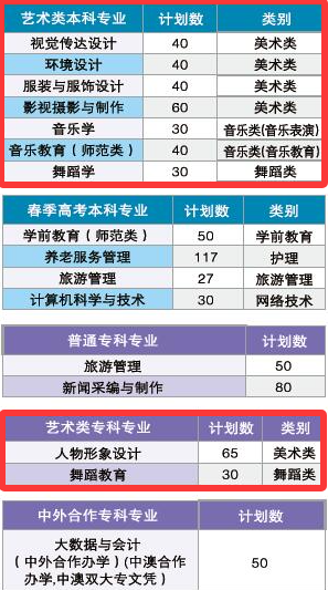 山東女子學院藝術類專業(yè)有哪些？