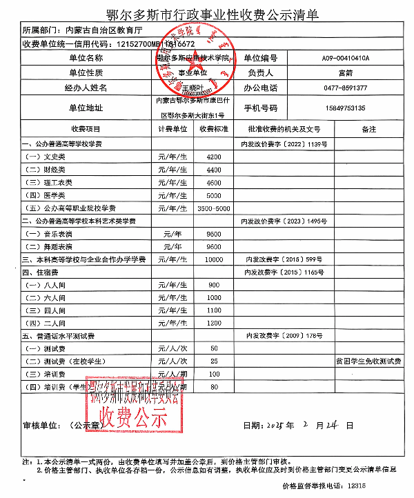 2025鄂爾多斯應(yīng)用技術(shù)學(xué)院學(xué)費(fèi)多少錢一年-各專業(yè)收費(fèi)標(biāo)準(zhǔn)
