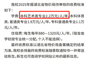 2025武漢工程大學(xué)郵電與信息工程學(xué)院藝術(shù)類學(xué)費多少錢一年-各專業(yè)收費標準