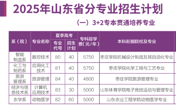 2025棗莊職業(yè)學院學費多少錢一年-各專業(yè)收費標準