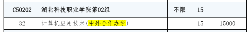 2025湖北科技職業(yè)學(xué)院中外合作辦學(xué)學(xué)費多少錢一年-各專業(yè)收費標準