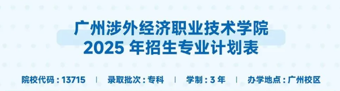 2025廣州涉外經(jīng)濟職業(yè)技術學院藝術類招生計劃-各專業(yè)招生人數(shù)是多少