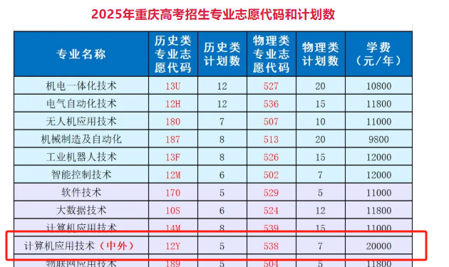 2025重慶科創(chuàng)職業(yè)學(xué)院中外合作辦學(xué)招生計(jì)劃-各專業(yè)招生人數(shù)是多少