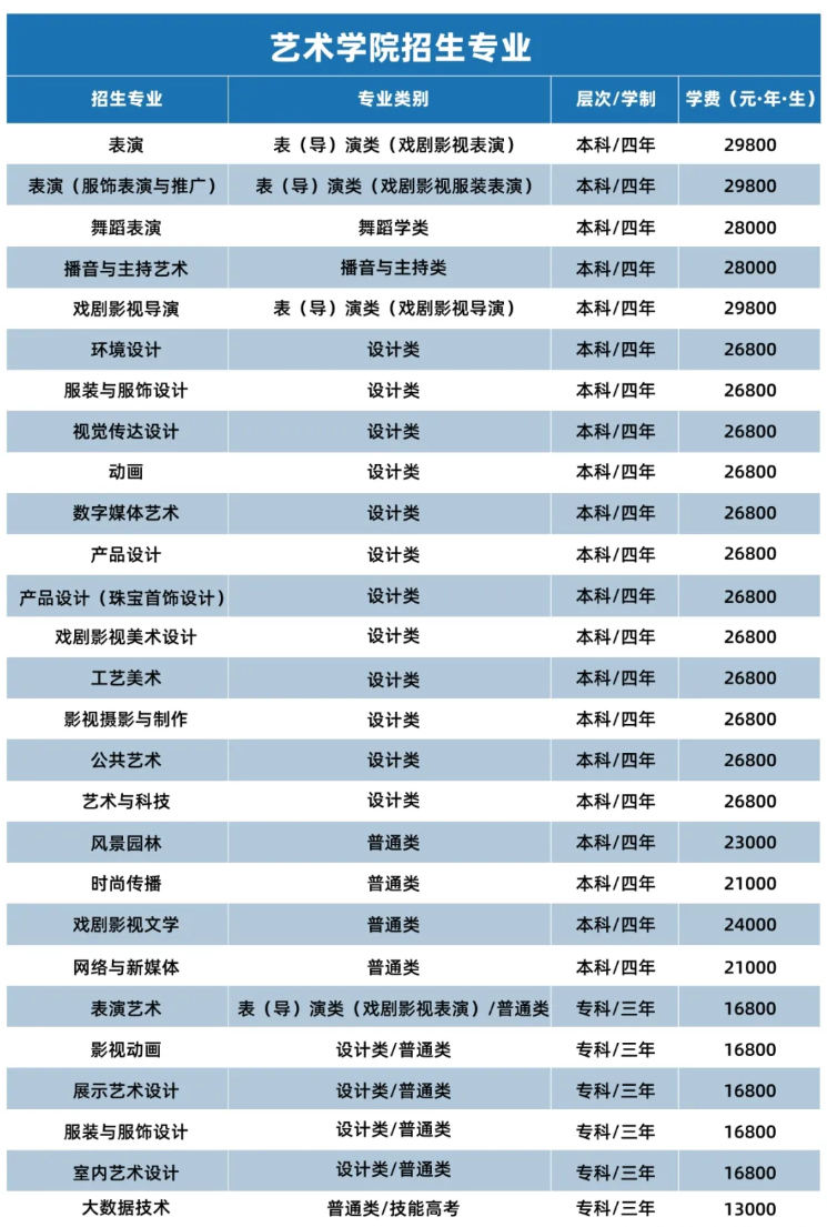 2025武汉设计工程学院艺术类招生简章