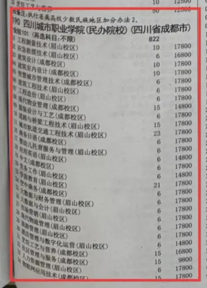 2025四川城市职业学院中外合作办学学费多少钱一年-各专业收费标准